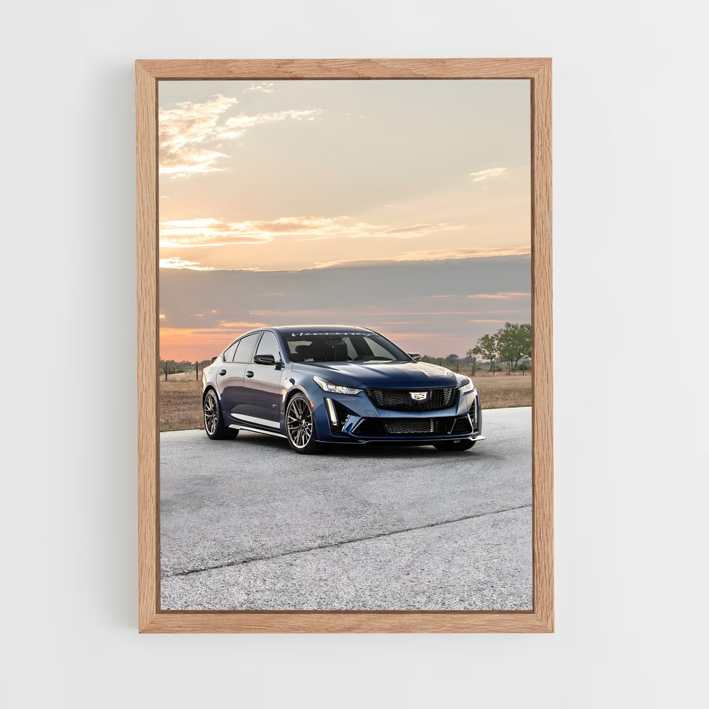 Poster Route Cobalt – affiche Cadillac (vue 4)